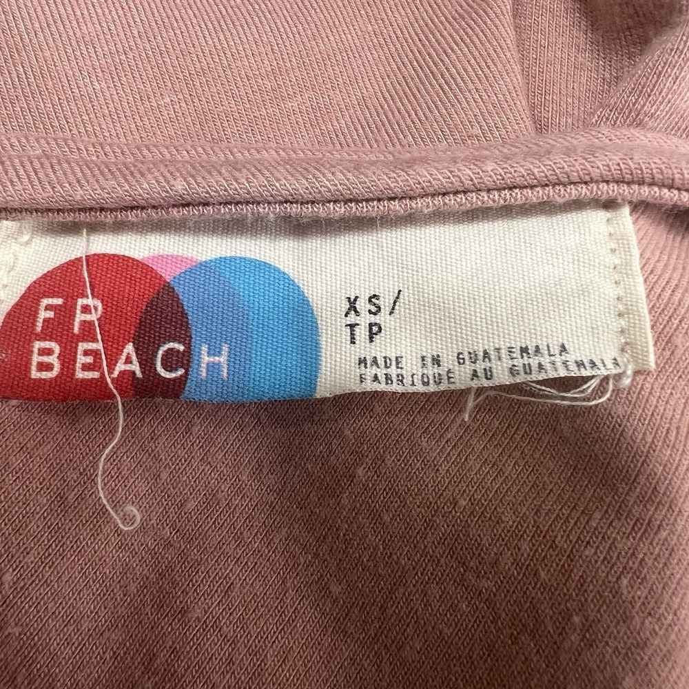Free People Beach‎ Cora Mini Dress Rose Pink Asymmetrical Bodycon Size Small - Picture 7 of 9